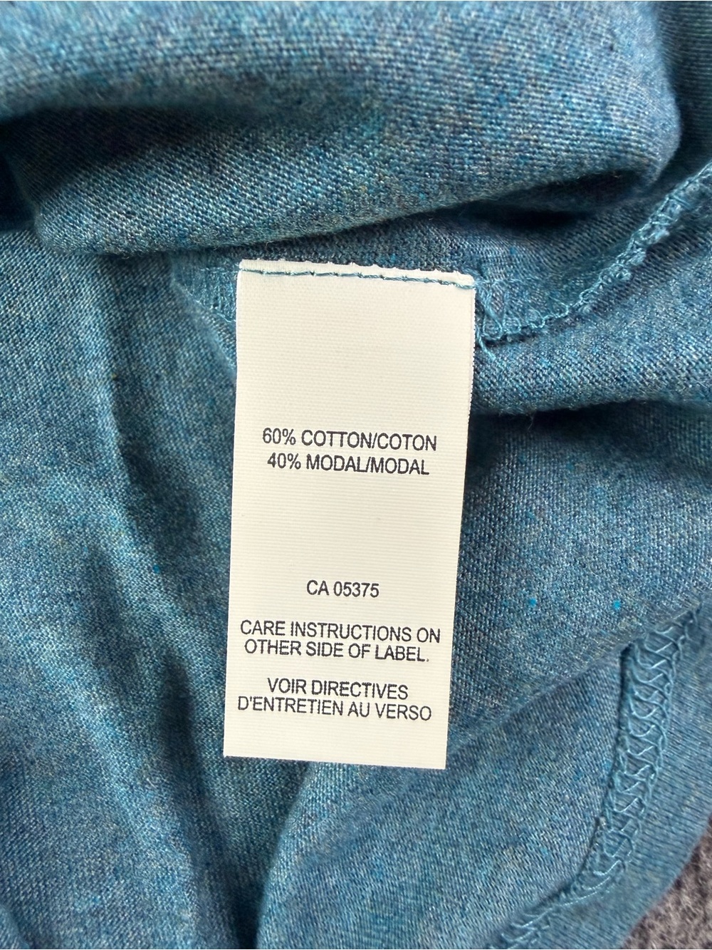 Joseph Abboud Mens Cotton Blend Long Sleeve Polo Shirt Size L Grayish Blue NWT - Picture 6 of 9